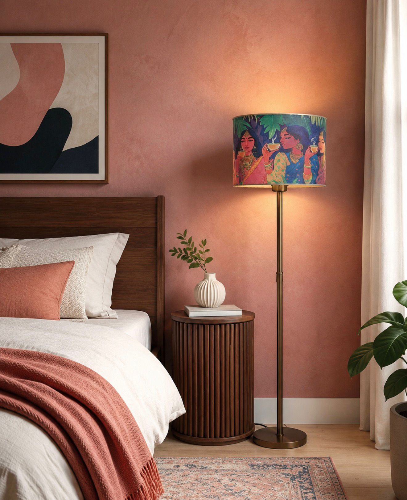 Chai Stories Drum Lampshade — view 5