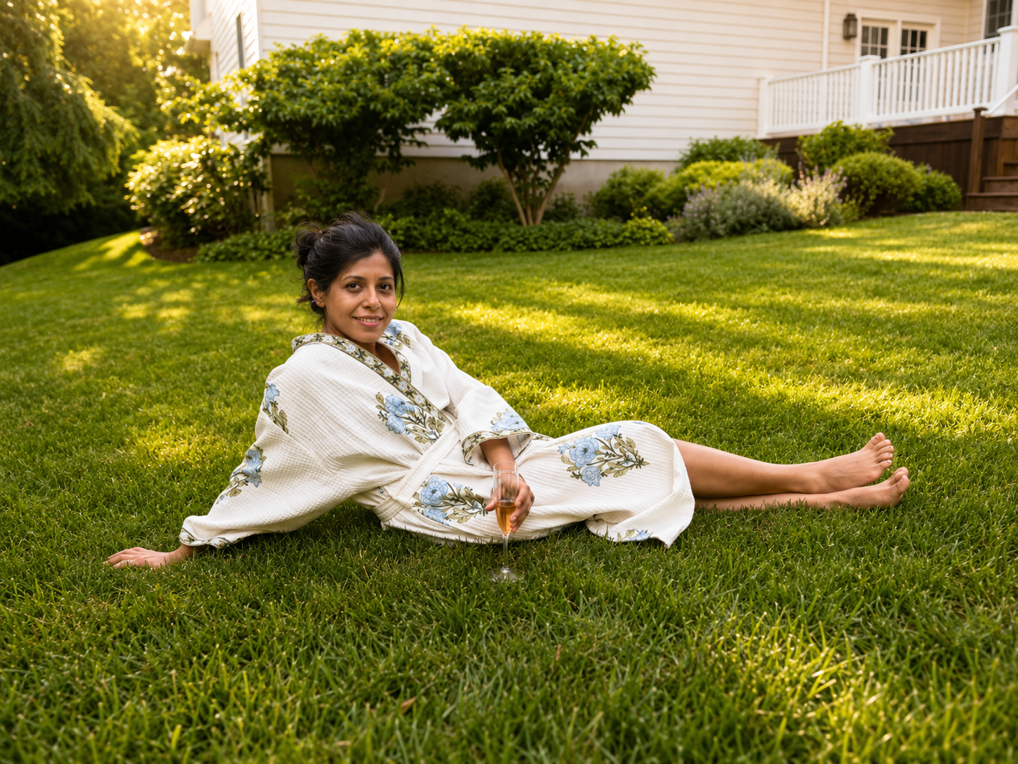 Cornflower Bathrobe