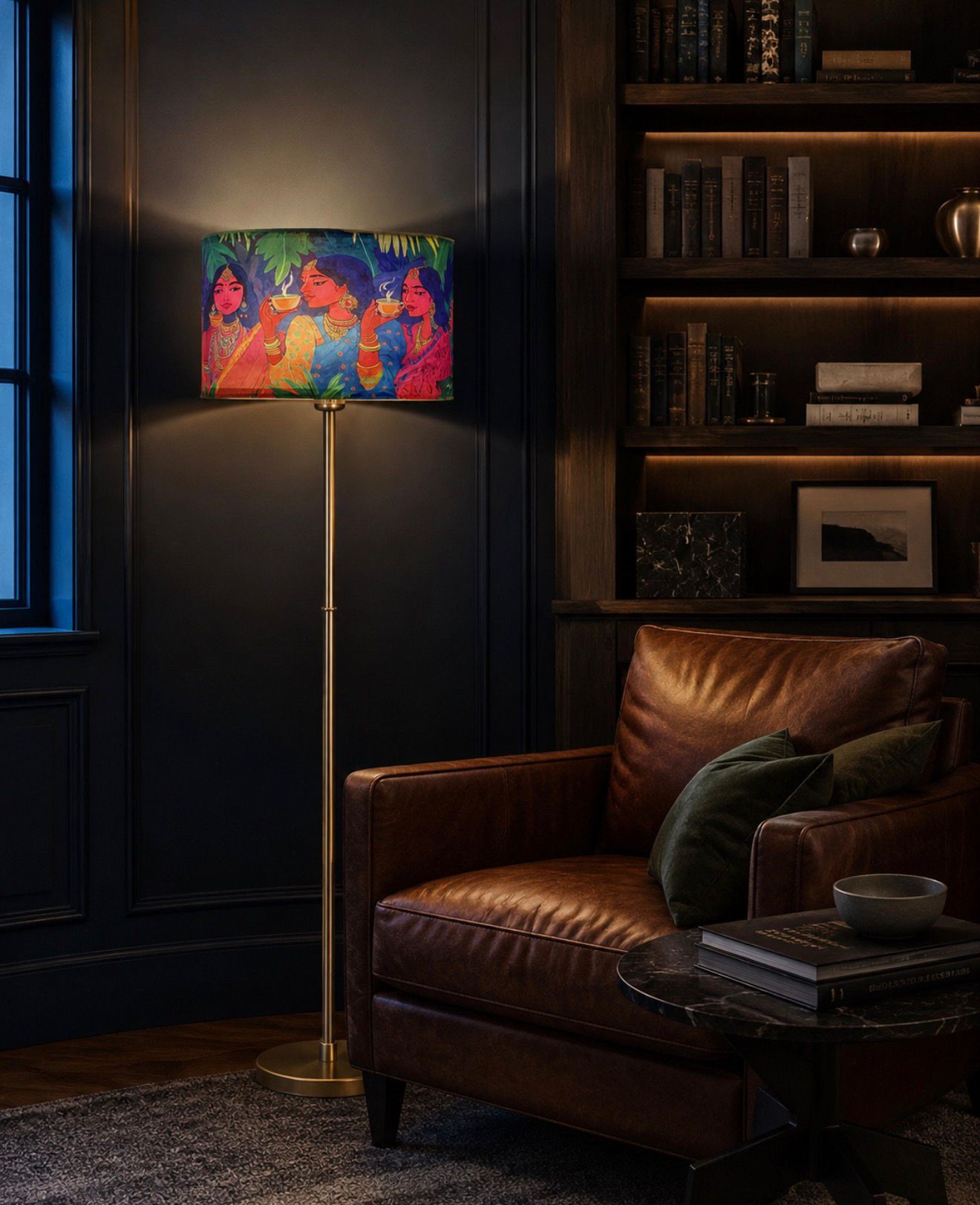 Chai Stories Drum Lampshade — view 2