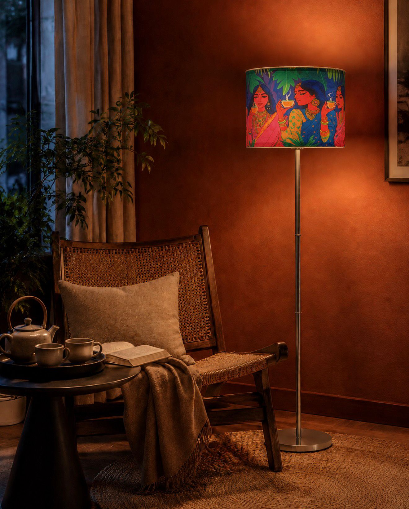 Chai Stories Drum Lampshade — view 3
