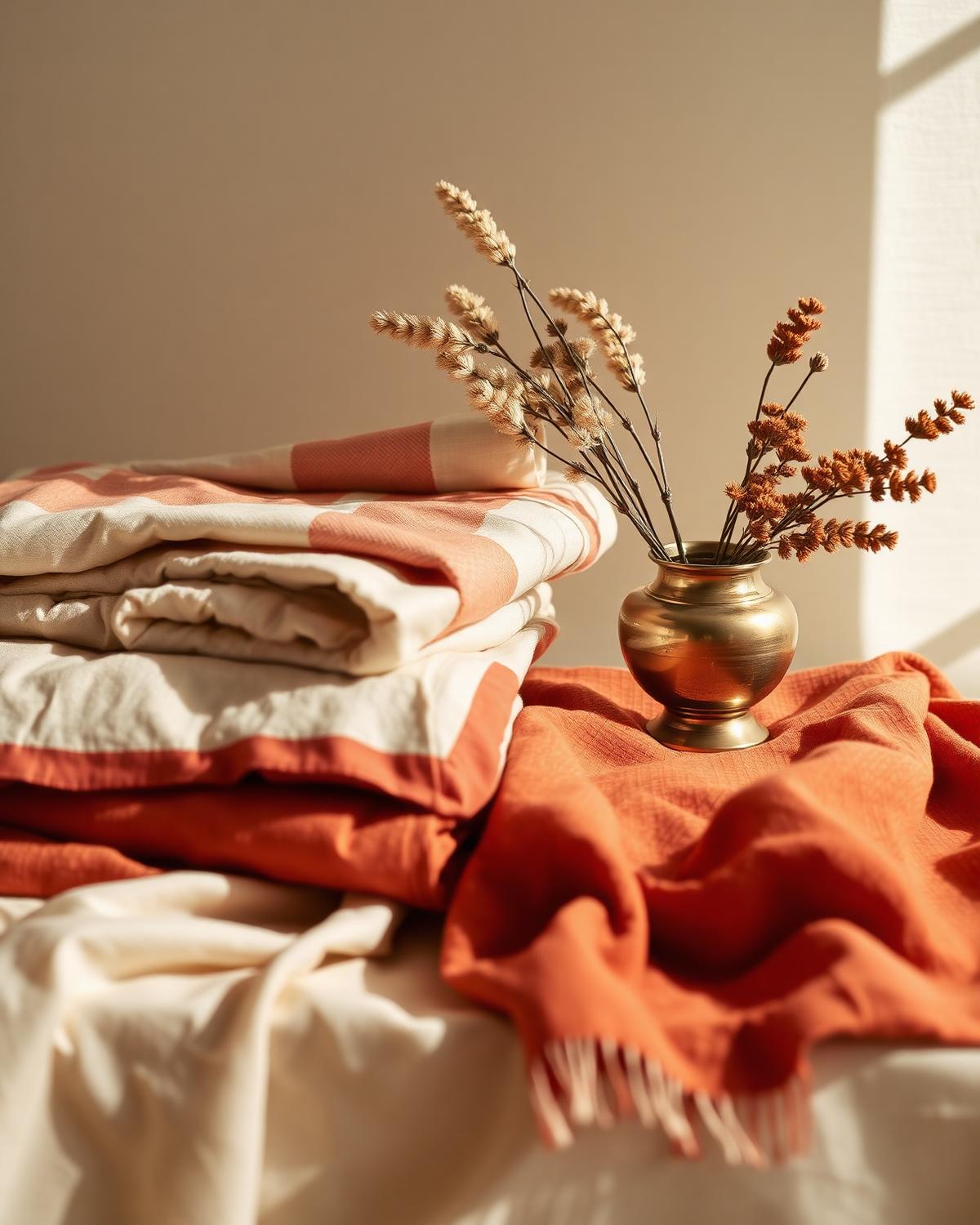 Handwoven Varnya textiles and home accessories